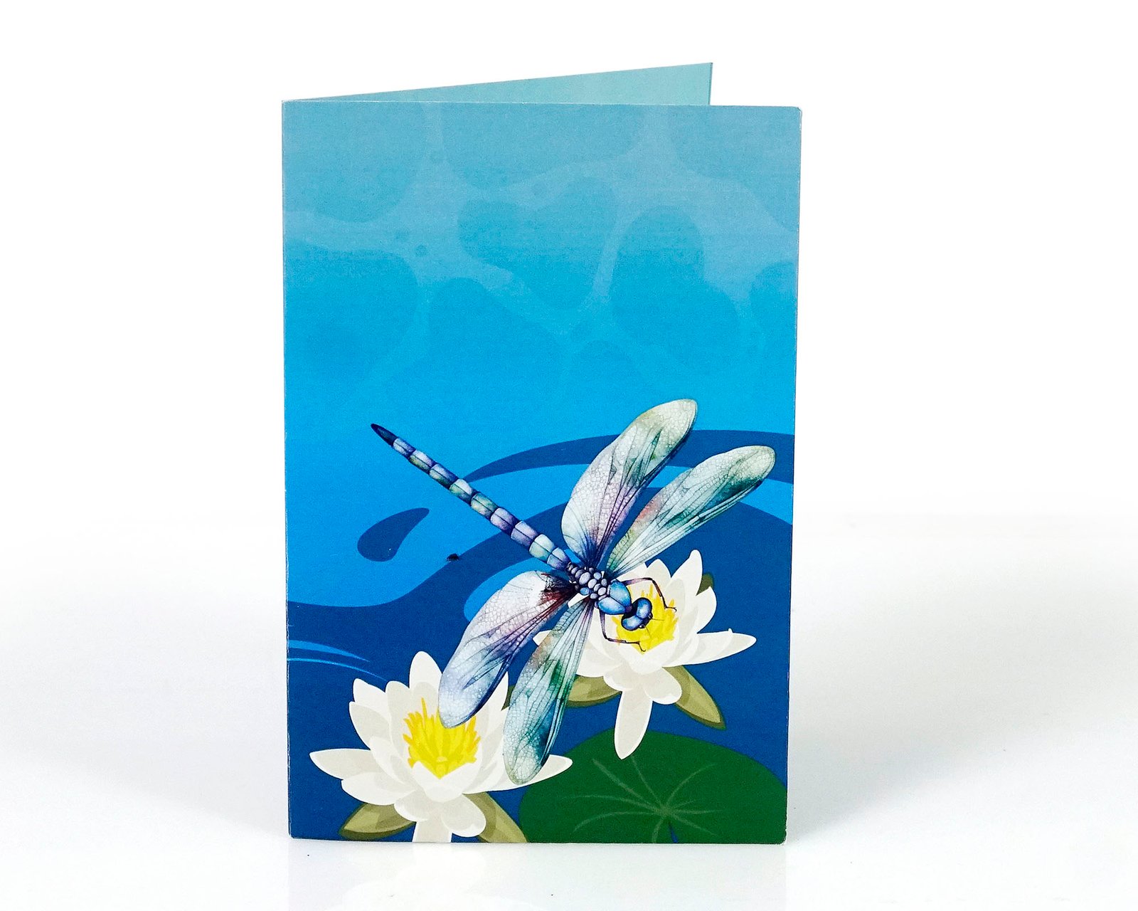 Dragonfly 3D Pop up Greeting Cards and water lily - Image 7