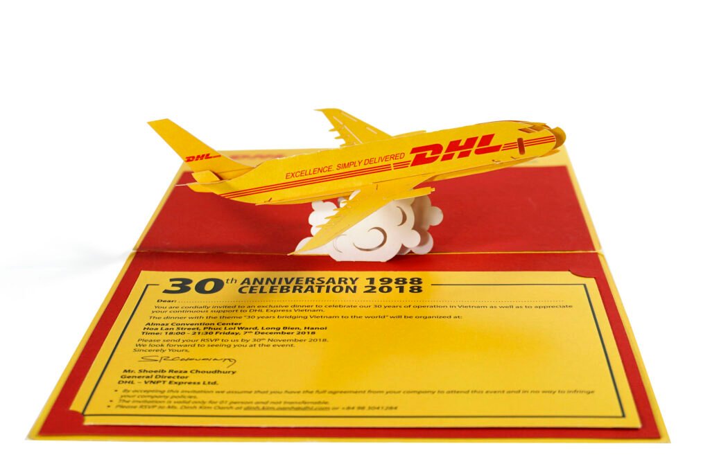 DHL Brand Storytelling Through Custom 3D Pop-Up