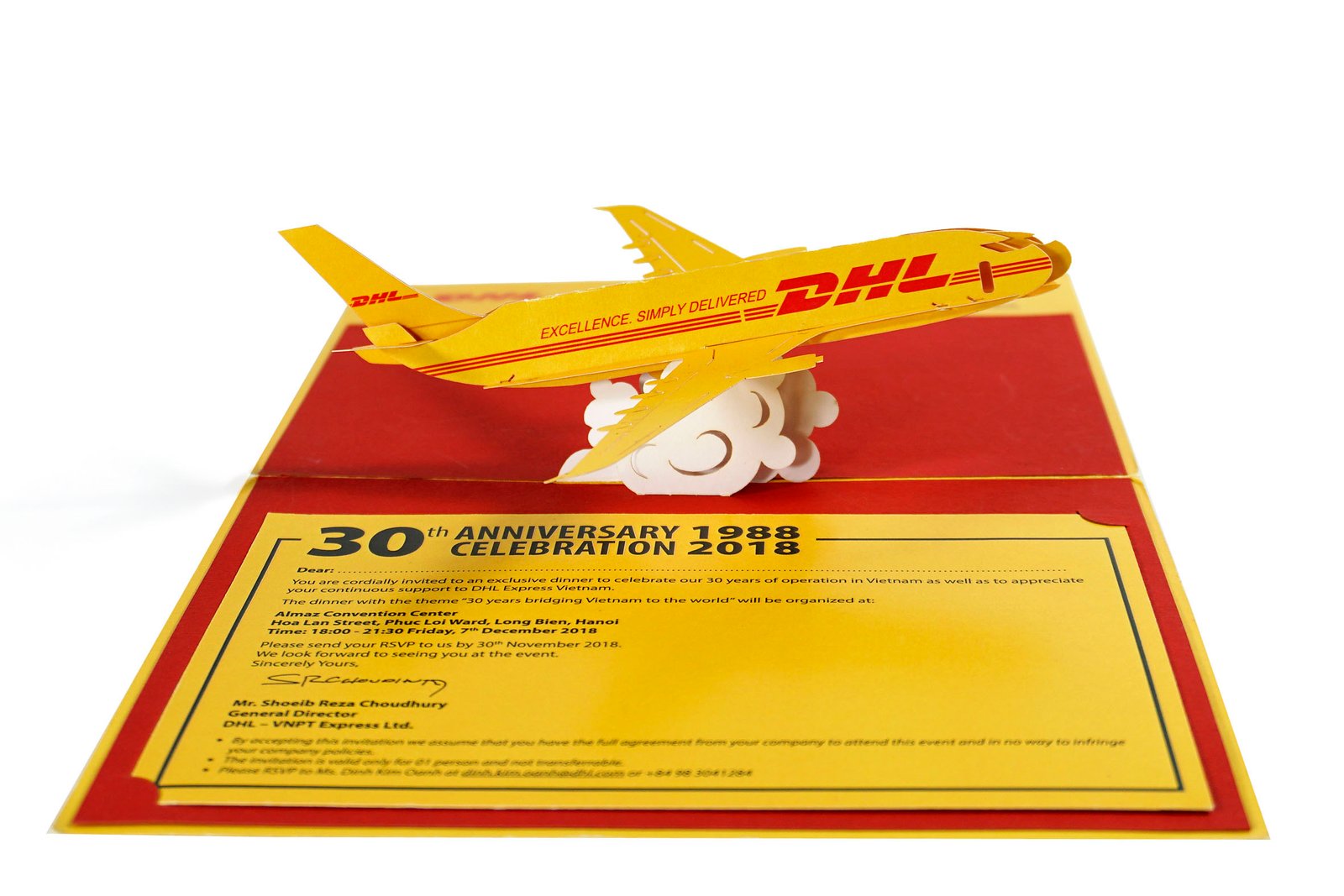 DHL Brand Storytelling Through Custom 3D Pop-Up