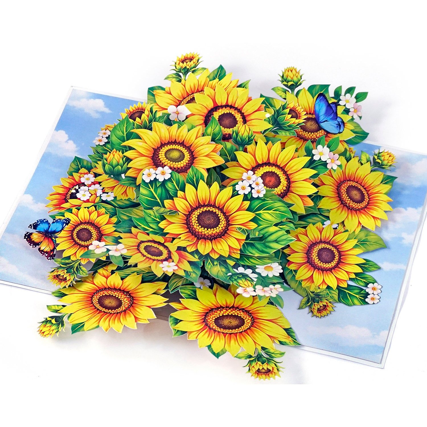 3D bouquet Greeting card Flower Paper 1