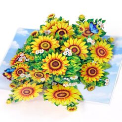 3D bouquet Greeting card Flower Paper 3