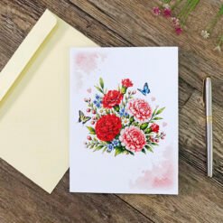 3D Flower Greeting cards Manufacture 7