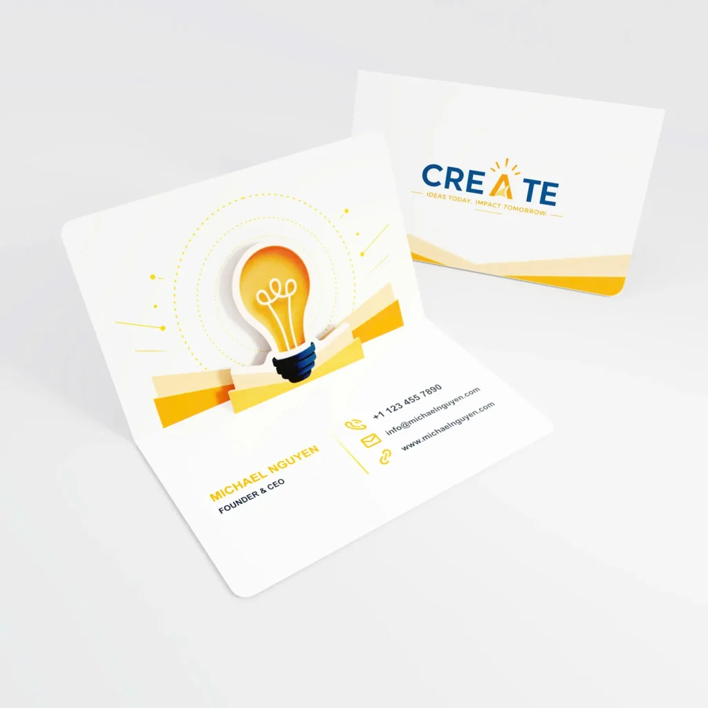 3D Custom Pop-Up Business Cards 2 6