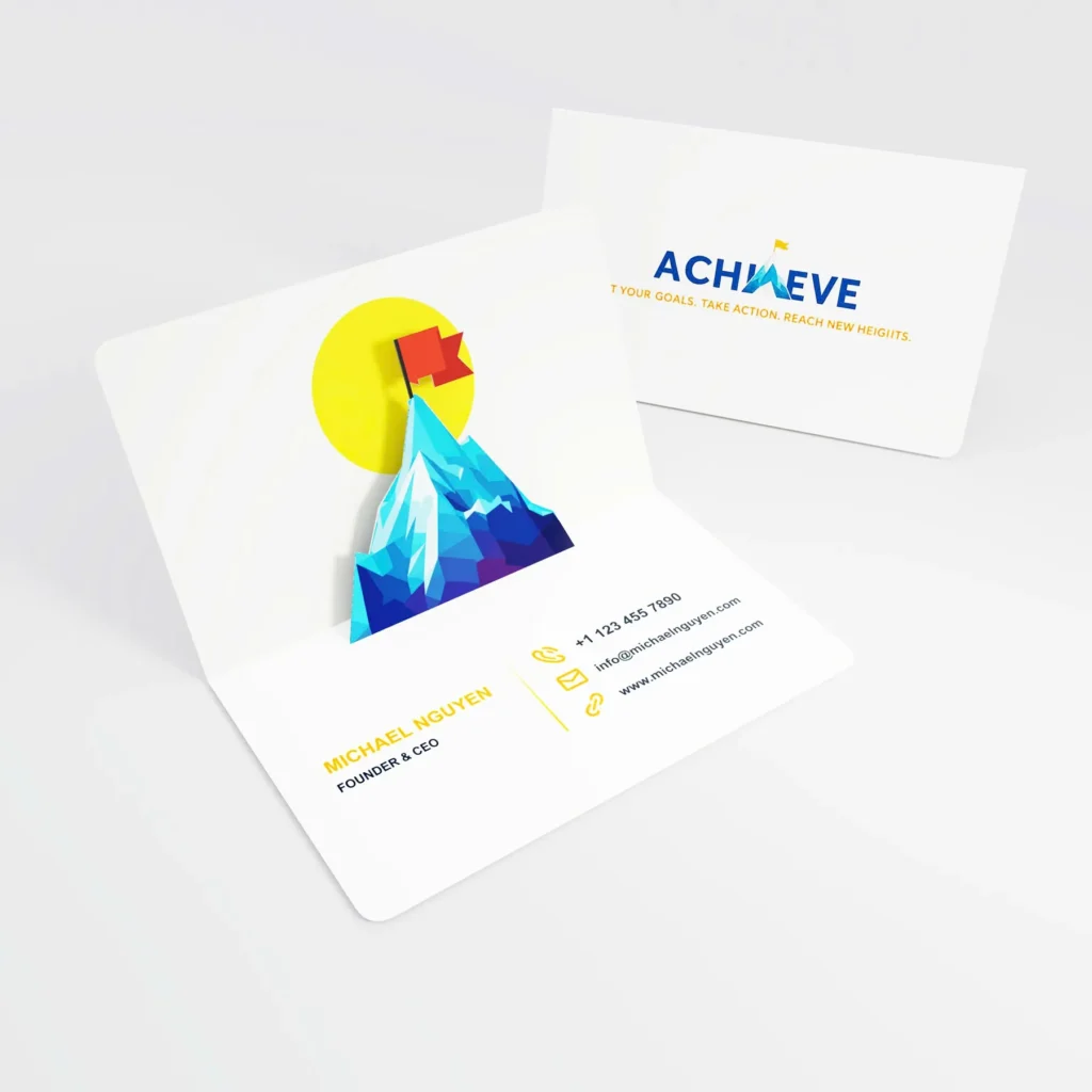 3D Custom Pop-Up Business Cards 2 8