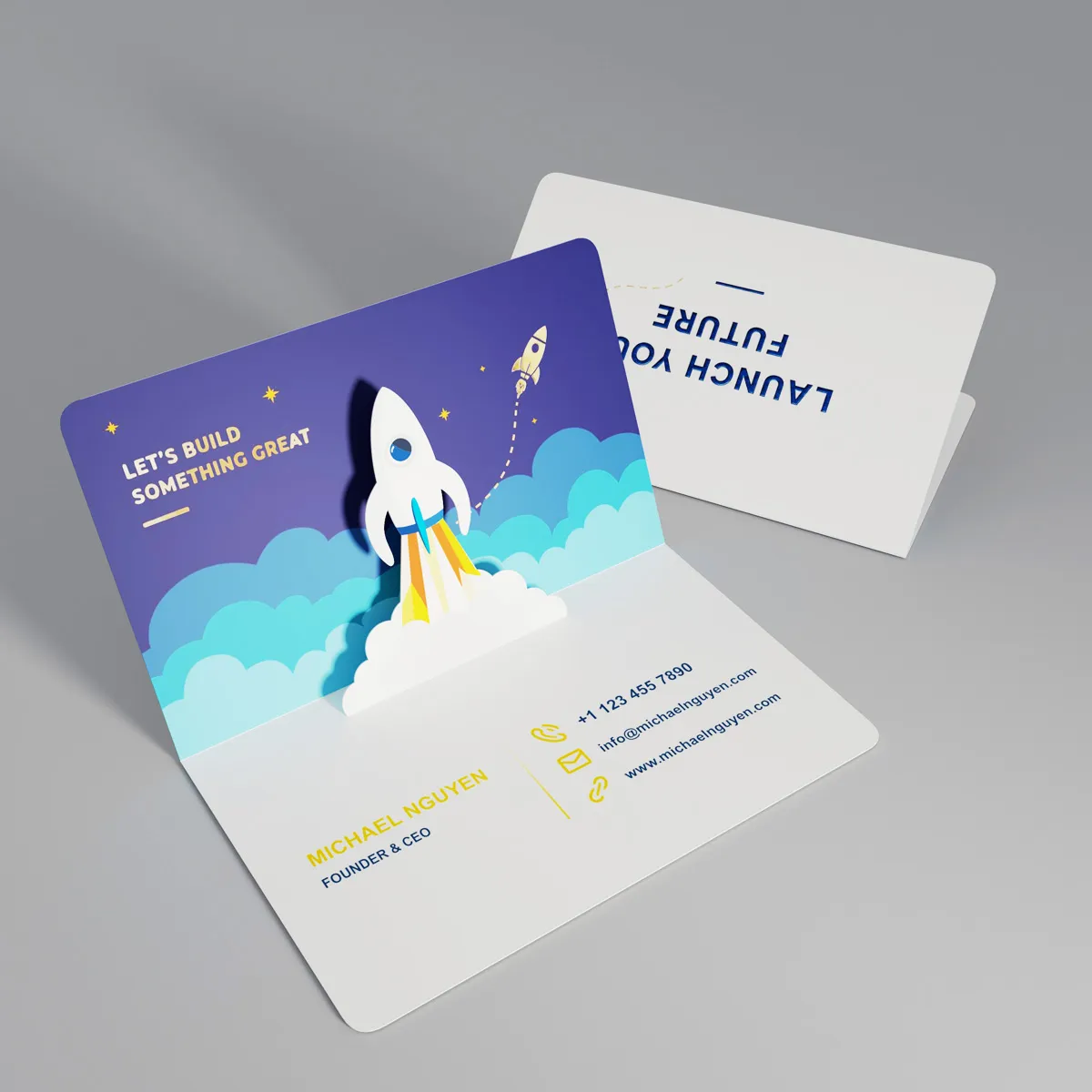Rocket Business Cards