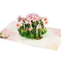 birthday card with lilies 03