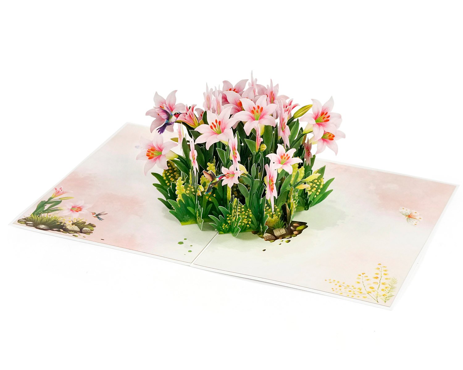 birthday card with lilies 03
