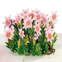 birthday card with lilies 04