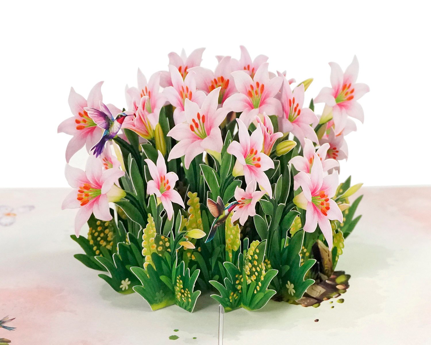 birthday card with lilies 04