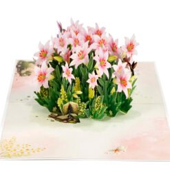 birthday card with lilies 05