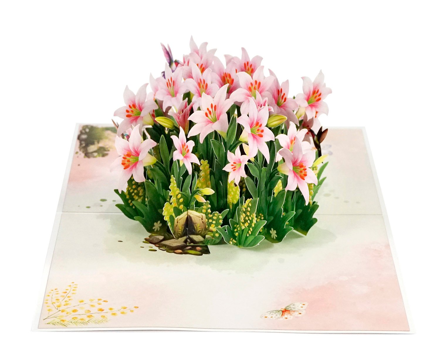 birthday card with lilies 05