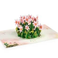 birthday card with lilies 06