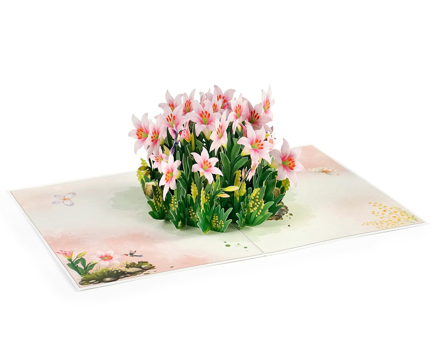birthday card with lilies 06