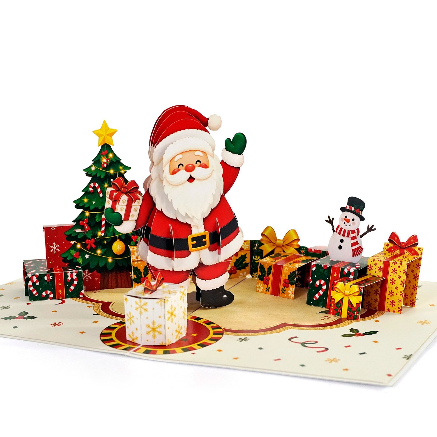 Merry Christmas 3D Pop Up Greeting Cards Maker 3