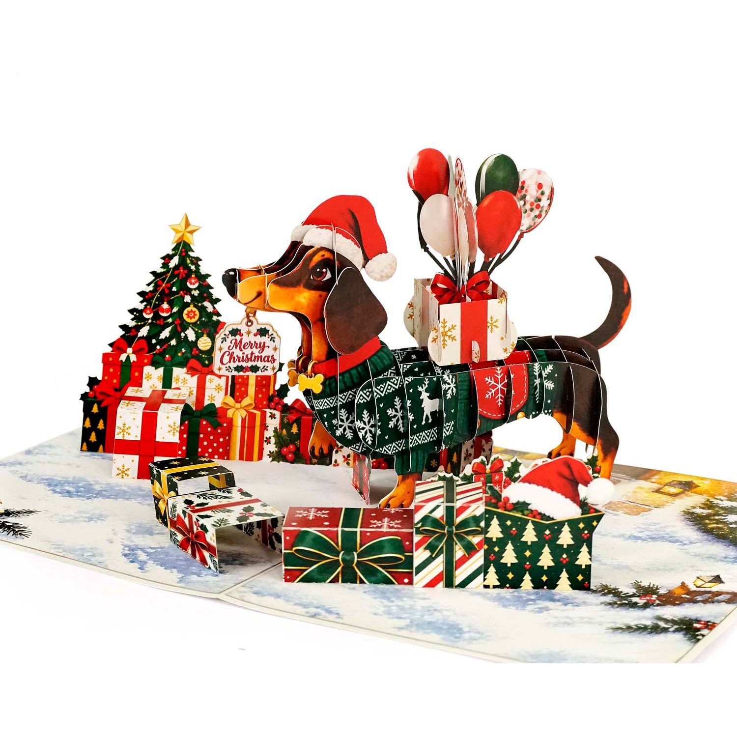 Christmas Greeting card 3D Pop up Manufacture 2