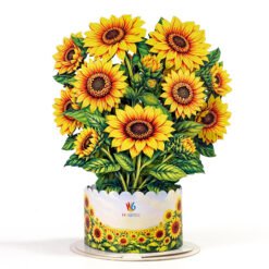 3D bouquet Flower Paper Greeting Cards-05