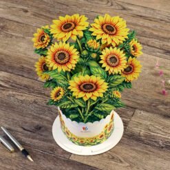 3D bouquet Flower Paper Greeting Cards-04