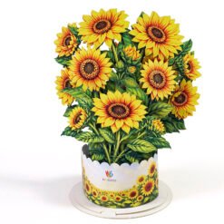 3D bouquet Flower Paper Greeting Cards-01