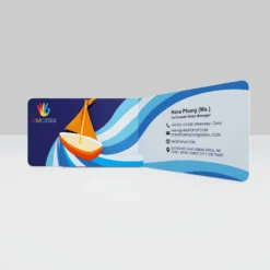 Bulk Sailboat Voyage 3D Custom Pop-Up Business Cards for Entrepreneurs & Consultants